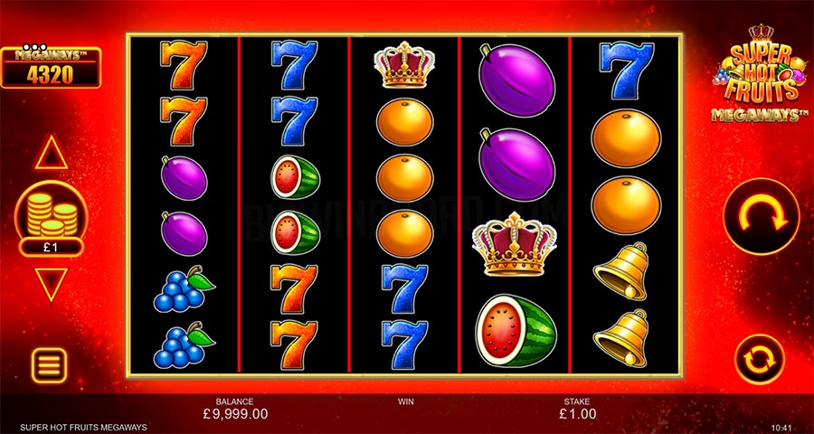 Super Hot Fruits Megaways slot