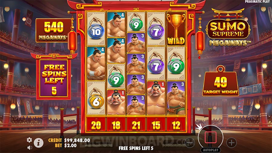 Sumo Supreme Megaways slot