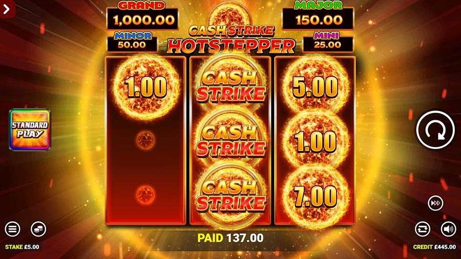 Cash Strike Hotstepper slot