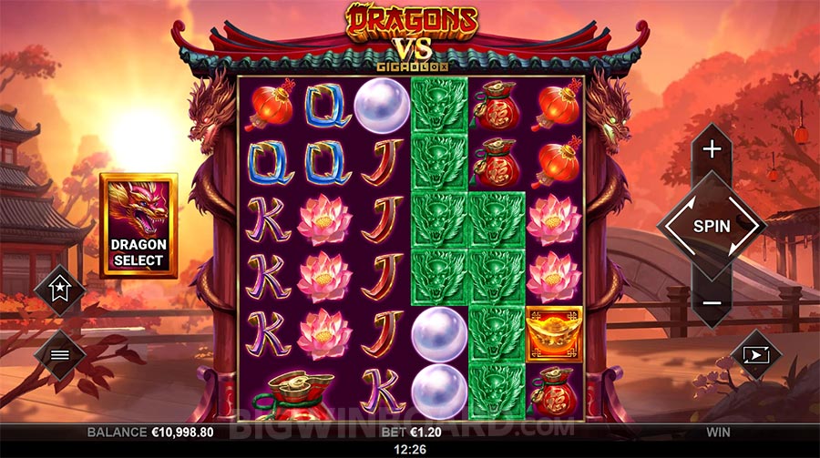 Dragons vs GigaBlox slot